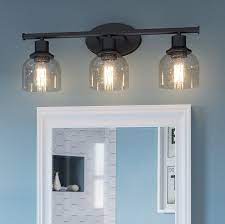 We're happy to offer information and specific recommendations for your space, free of charge. Higgston 3 Light Dimmable Bronze Vanity Light Reviews Birch Lane