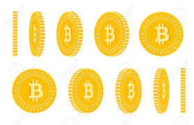 Bitcoin Internet Currency Coins Set Animation Ready Btc Yellow Royalty Free Cliparts Vectors And Stock Illustration Image 108833846