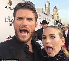 Scott eastwood wants to be a big movie star, just like his dad. Scott Eastwood Pulls Faces With Longest Ride Co Star Britt Robertson Daily Mail Online