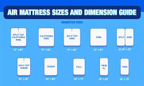 8597 items found in air mattresses. Air Mattress Sizes And Dimensions Guide Explains Every Size