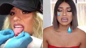 Although the pain level varies from individual to individual, most have compared the pain to the one experienced when biting the tongue. The Truth About Snake Eye Piercing Youtube