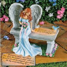 Angel Of Heaven Memorial Solar Light Up Sculpture Walmart Com Walmart Com
