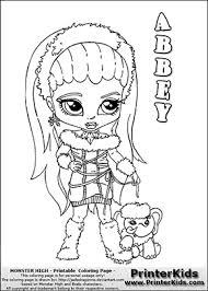 Monster High Abbey Baby Chibi Cute Coloring Page Preview Cute Coloring Pages Super Coloring Pages Coloring Pages