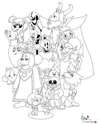 Undertale Coloring Pages Printable Monster Coloring Pages Coloring Pages Abstract Coloring Pages