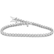 The tennis bracelet is a popular item of jewellery and has a permanent place in the jewellery box for many women. Women S Round Tennis Bracelet 7 5 Inches Sterling Silver Besttohave
