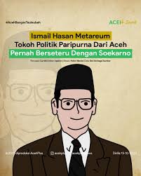Ismail Hasan Meutareum adalah tokoh politik nasional dari Aceh yang  paripurna. Sebagai politisi dari #bangsaaceh, ia pernah menjadi ketua umum  saah satu organisasi paling besar di Indonesia. Ia juga pernah menakkodai  partai