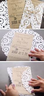 Diy Doily Paper Rustic Wedding Invitations Diy Winter Wedding Winter Wedding Invitations Wedding Invitations Rustic
