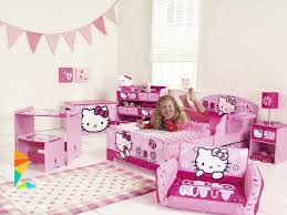 غرف نوم اطفال هالو كيتى للبنات Hello Kitty Bedroom 2018 لوكشين ديزين نت