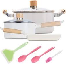 Amazon Com Rockurwok Omelette Tamagoyaki Japanese Egg Pan Nonstick Saucepan With 4 Silicone Utensils Silicon Utensils Best Nonstick Cookware Set Utensils