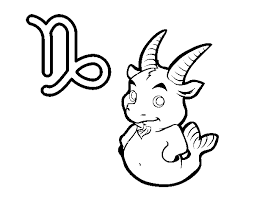 Click any coloring page to see a larger version and download it. Capricorn Horoscope Coloring Page Coloringcrew Com