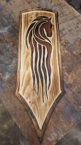 Free Hand Router Carving Animal Print Rug Wood Projects Carving