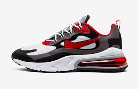 Nike Air Max 270 React Grey Black University Red Ci3866 002 Release Date Sbd In 2020 Air Max Nike Air Max Nike Air