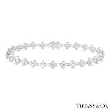 Shop new and gently used tiffany & co. Tiffany Co Platinum Lace Diamond Bracelet Rich Diamonds