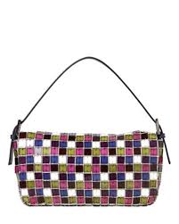 Fendi Mirror Embroidered Baguette Bag Lyst