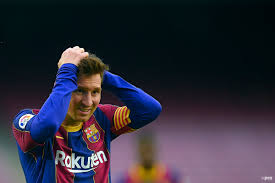 Lionel messi of fc barcelona looks on during the la liga santander match between fc barcelona and rc celta at camp nou on may 16, 2021 in barcelona, spain. Fj39koyty6qvcm