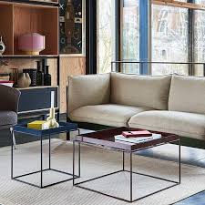 Find decorative trays and coffee table trays for stylish storage. Tray Table Very Handy And Design Hay 40 X 60 X 50 54 Cm Lxdxh Warm Grey