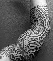 Mens Half Sleeve Tribal Polynesian Design Tattoo Ideas Tattoospolynesiansleeve Polynesian Tattoo Maori Tattoo Tattoo Sleeve Designs