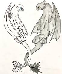 Check spelling or type a new query. Toothless And Light Fury Together Coloring Pages Novocom Top