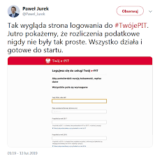 Tu znajdziesz informacje o podatkach i rozliczysz się online. O Polnocy Rusza Twoj E Pit Pit Pl