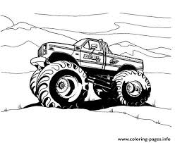 Monster jam coloring pages | coloring pages. Big Foot Monster Truck Coloring Pages Printable