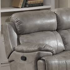 Buy leather living room furniture sets with free delivery in nj & nyc. Grey Leather Gel Manual Recliner Living Room Set 3pcs Ac Pacific Estella Estella 3pc Set