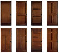Another Type Of Hinged Single Leaf Door Not Smooth But Rather Consisting Of Panels As The Picture Ab Doors Interior Shaker Interior Door Craftsman Interior