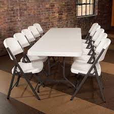Lifetime 8 foot commercial folding table. Lifetime 8 Foot Commercial Folding Table 4 Pack Walmart Canada