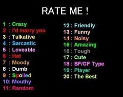 Rate Me C I Want To See How You Think Of Me As By Adrijo47s Public Gallery Befunky School Quotes For Teens This Or That Questions Instagram Questions