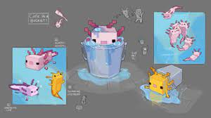 Posted by 4 days ago. I Really Enjoy The Official Concept Art For The Axolotl Minecraft