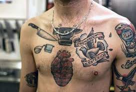 Chef knife temporary fake tattoo sticker (set of 2). 60 Chef Knife Tattoo Designs For Men Cook Ink Ideas