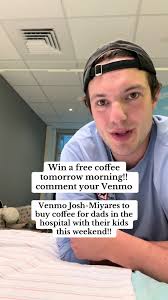 FREE COFFEE Fathers Day!! Like and Comment your Venmo to win! Venmo  Josh-Miyares to give free coffee to dads at the children’s hospital this  Father’s Day weekend!! #happyfathersday #teammiyares
