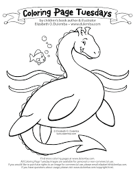 Loch Ness Monster Coloring Page Monster Coloring Pages Coloring Pages Color