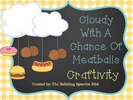 Cloudy With A Chance Of Meatballs Weather Mobile Craftivity Freebie Find great deals on ebay for cloudy with a chance of meatballs book. cloudy with a chance of meatballs weather mobile craftivity freebie