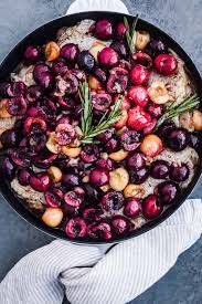 Oven Roasted Cherry Chicken With Rosemary Waves In The Kitchen
