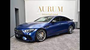 It produces 523 horsepower on the base gt, which comes standard with adaptive dampers and a. Gt 4 Door Mercedes Benz Amg Gt 43 4matic Designo Brillantblau Magno By Aurum International Youtube