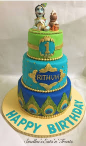 Birthday Cake For Baby Boy 1 Year India Baby Krishna Cake Krishna Birthday Boy Birthday Cake Baby Boy 1st Birthday Party