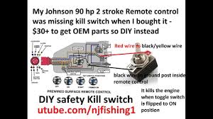 Station transfer rocker switch, (1) off / on master ignition key switch with 2 keys and (2) ignition panels with dual key. Johnson 90 Hp Diy Kill Switch Explained Using Toggle Switch Youtube