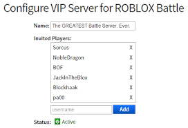 To create a new one, click the create private server button. Be A Vip With Your Own Private Game Server Roblox Blog
