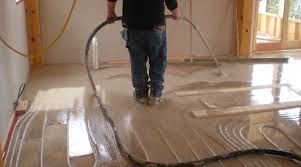 An older method, known as the sleeper method involves applying a layer of mastic to the cleaned slab surface and then fastening 2′ x 4′ pieces of lumber on their side on top of top of the adhesive. Hardwood Floors Radiant Heating A Brief History