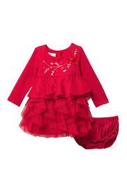 Biscotti Ruffled Glitter Dress Baby Girls Nordstrom Rack