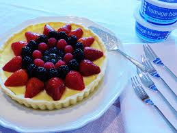 Fromage Blanc Et Fruits Tarte Desserts Food Sweet Treats