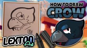 We hope you enjoy our growing collection of hd images to use as a background or home screen for your smartphone or computer. How To Draw Crow Brawl Stars Lextonart Youtube