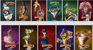 Madagascar 3 Posters Todos