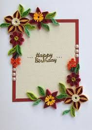 It's a quilling paper lavender card, looks really pretty right? 540 Quilled Birthday Cards Ideas Birthday Cards Quilling Cards Quilling