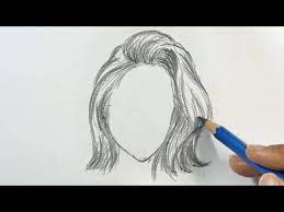 When you draw hair, it's important that you. How To Draw Short Hair Styling For Woman Hihi Pencil Youtube Hair Sketch Short Hair Drawing How To Draw Hair