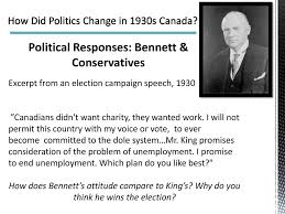 Members of the house of commons of canada of the 38th parliament were elected on june 28, 2004. Depression Era Politics Ppt Download