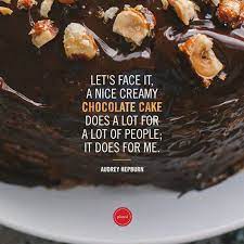 We All Need Some Chocolate Cake Once In A While Quote Cooking Quotes Food Food Cooking Quotes Baking Quotes