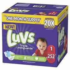 Details About Luvs Ultra Leakguards Baby Diapers Newborn Size 1 2 3 4 5 6 Packaging May Vary