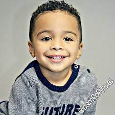 Haircut For Little Boy With Curly Hair Sides Left Longer But Still Longer On Top Little Boy Haircuts Baby Boy Hairstyles Toddler Boy Haircuts
