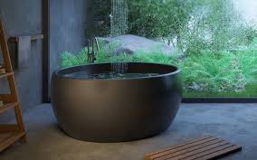 Get user reviews on all bath products. á Aquatica Aura Mini Black Round Freestanding Solid Surface Bathtub Buy Online Best Prices